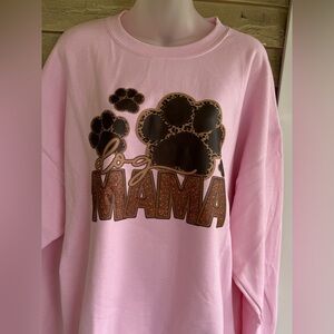 Light Pink, X-Large Gildan Crew Sweatshirt. Personally Made